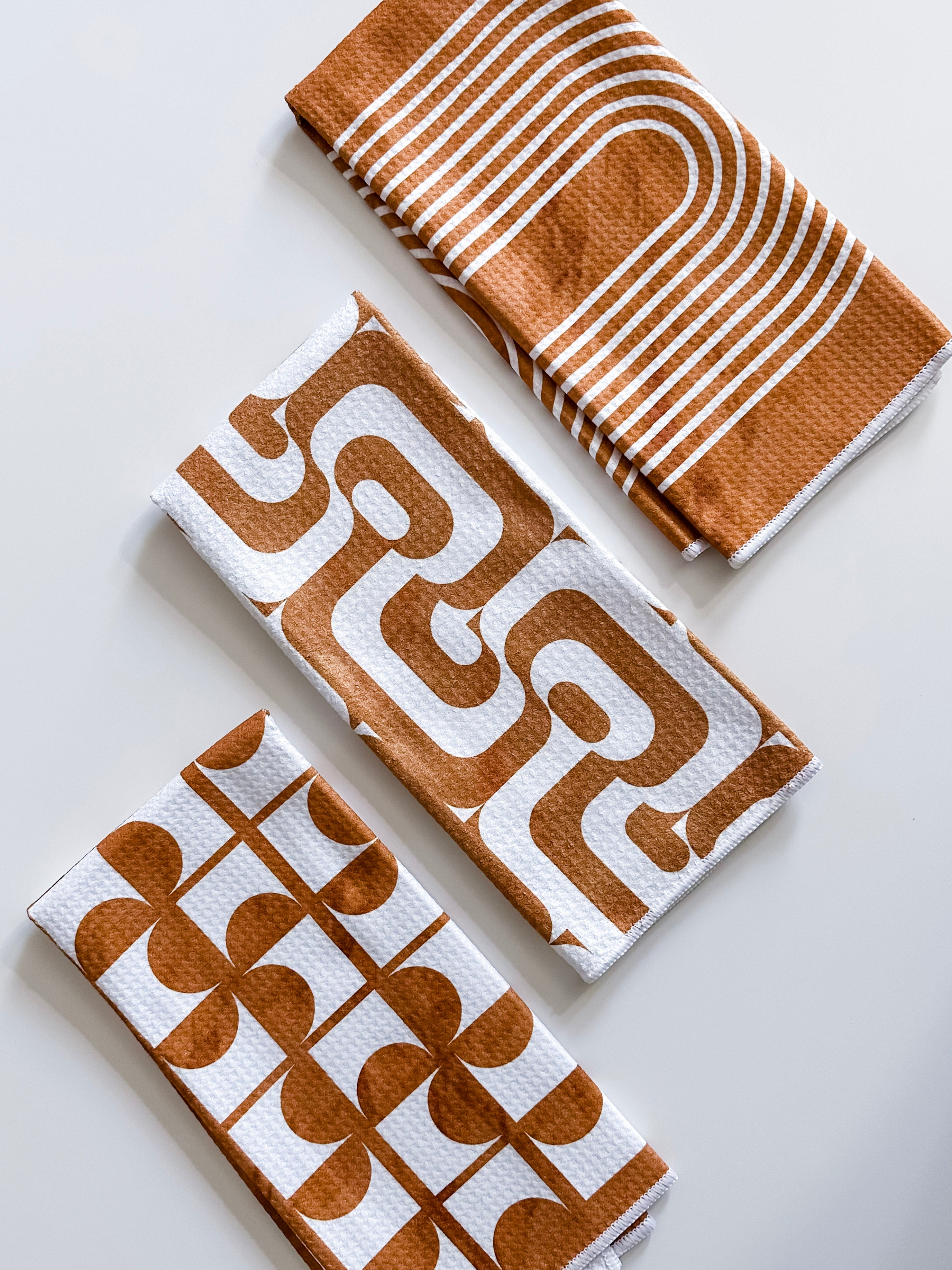 Rusted Boho Dish Towel Trio - 3pk - 16''x24'' – Render Goods