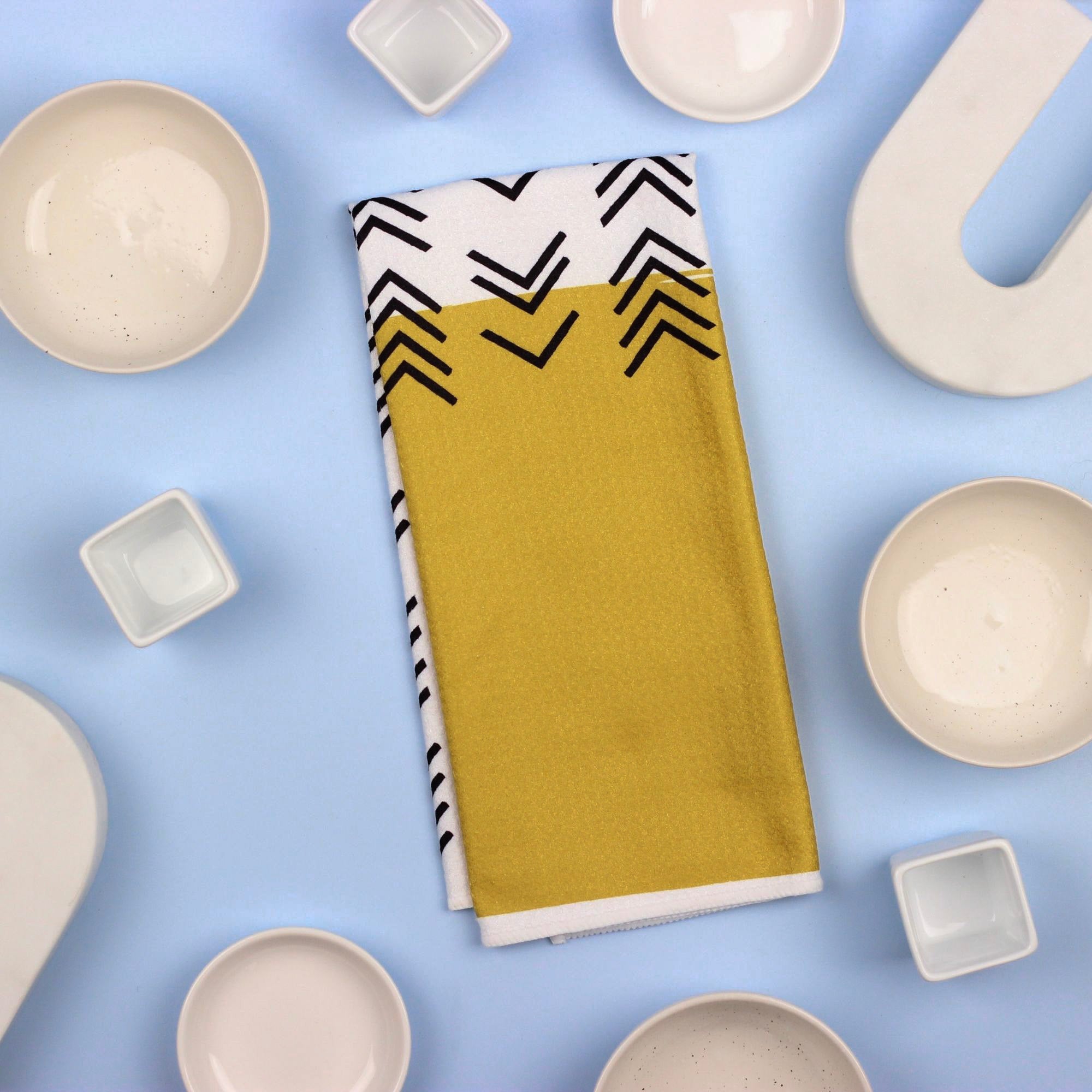 Chevron Colorblock Dish Towel - 16''x24''