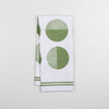 Green Circle Comb Dish Towel - 16''x24''